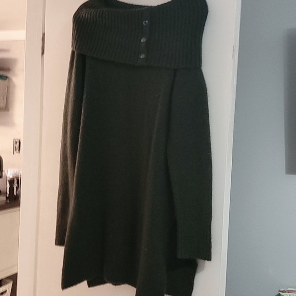 Dark green sweater dress Large - Picture 1 of 2